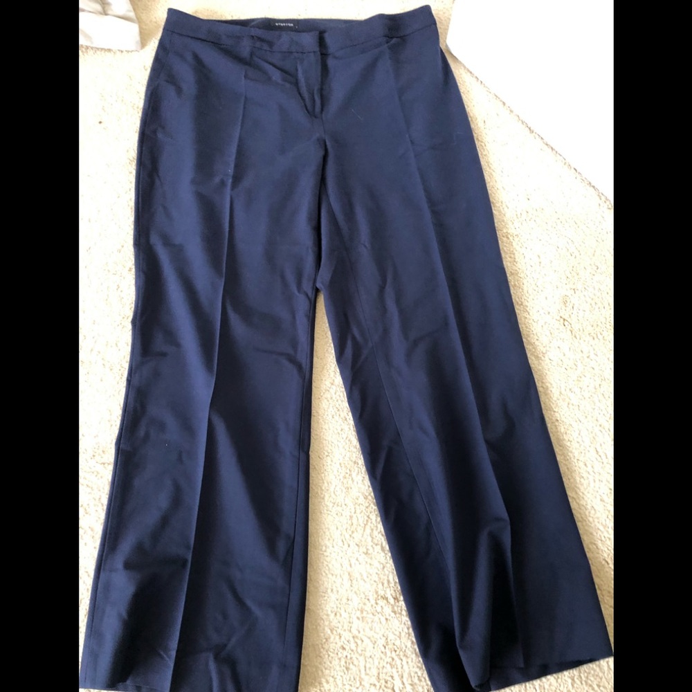 Navy dressy pants straight fit size 14w